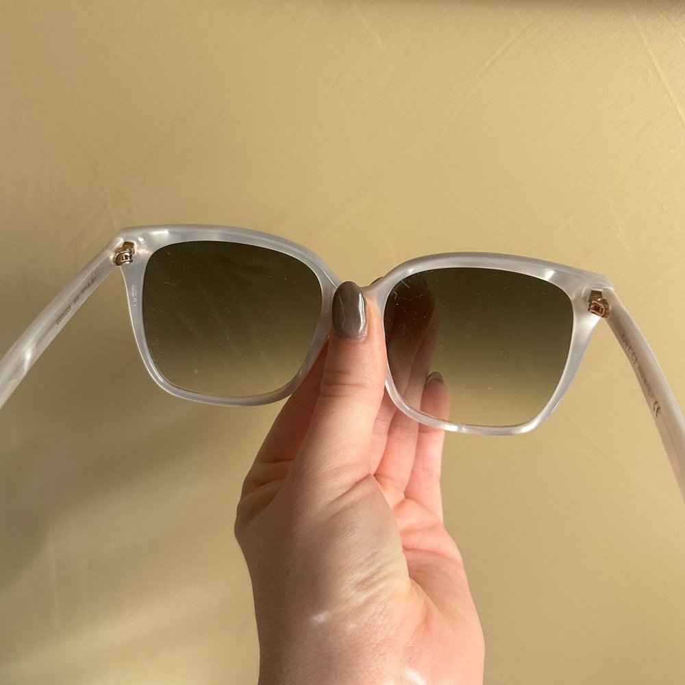 Gucci White Marble Sunglasses - Picture 11 of 14